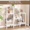 Modular Plastic Storage Shelves 6-Tier for Living Room and Kitchen